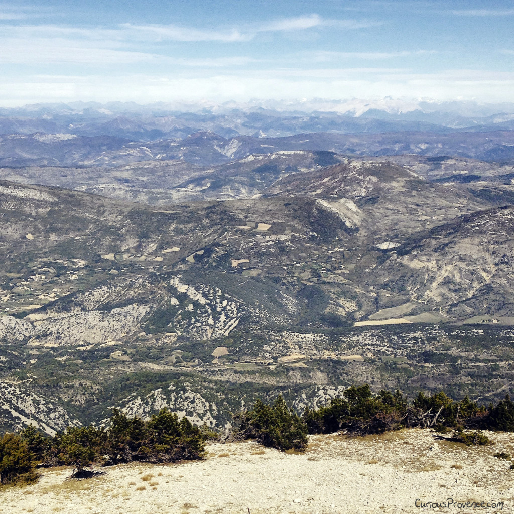 view from mont ventoux provence