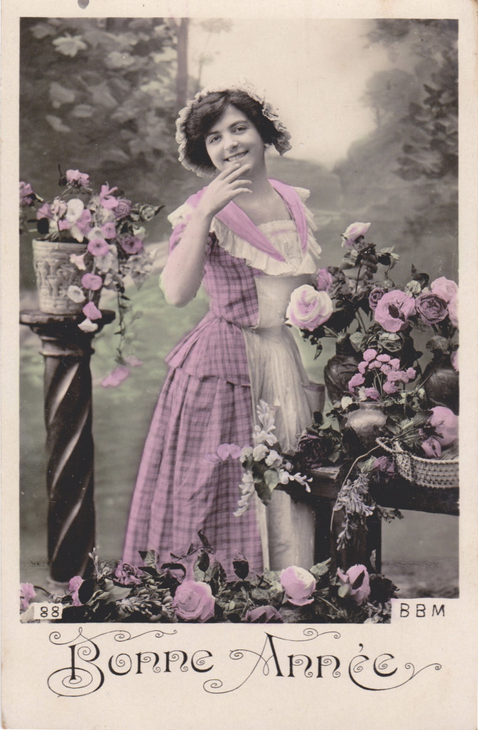 bonne annee carte postal