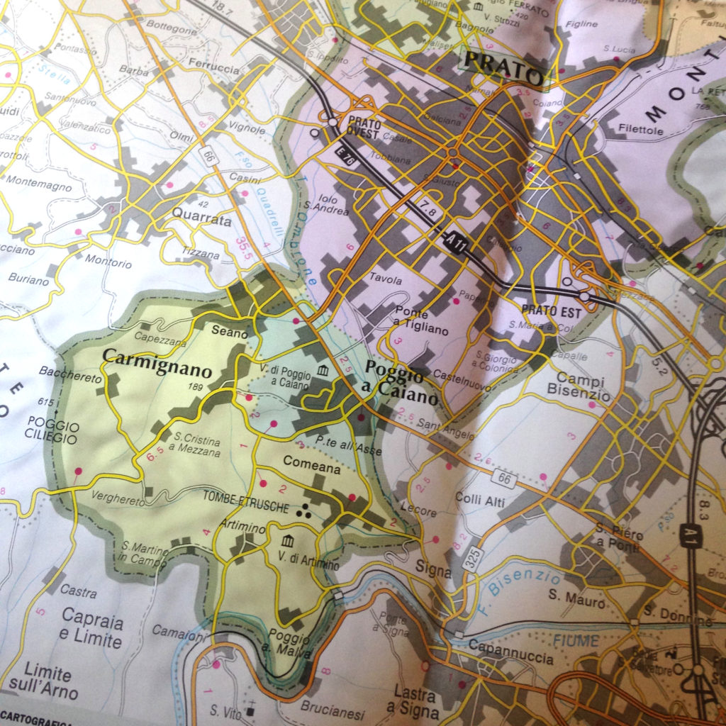 48 hours in Prato map