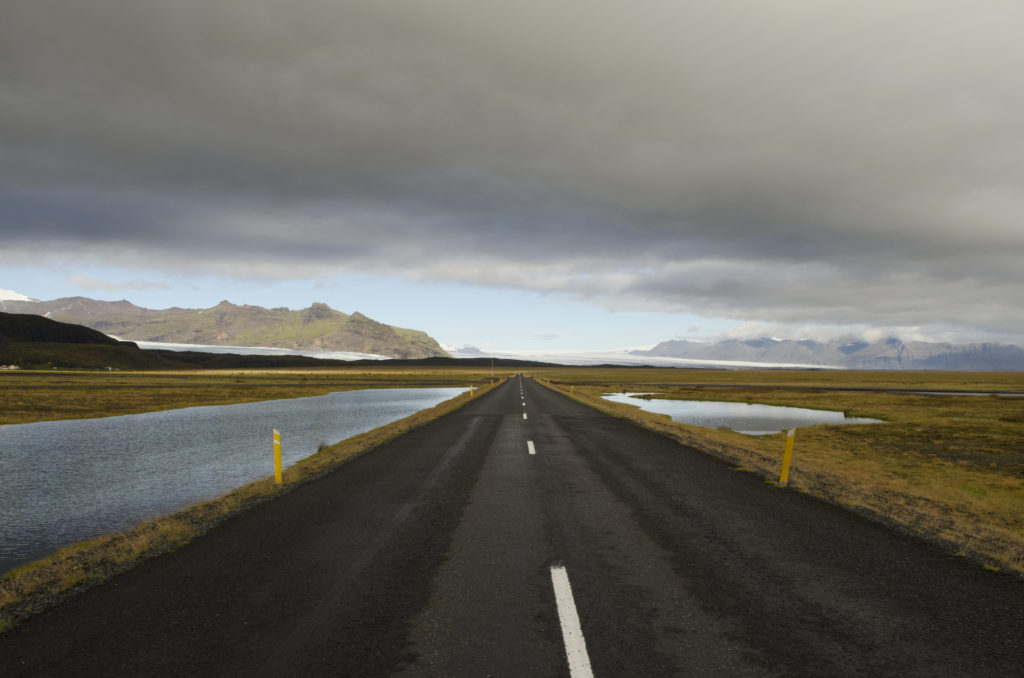 iceland itinerary straight road