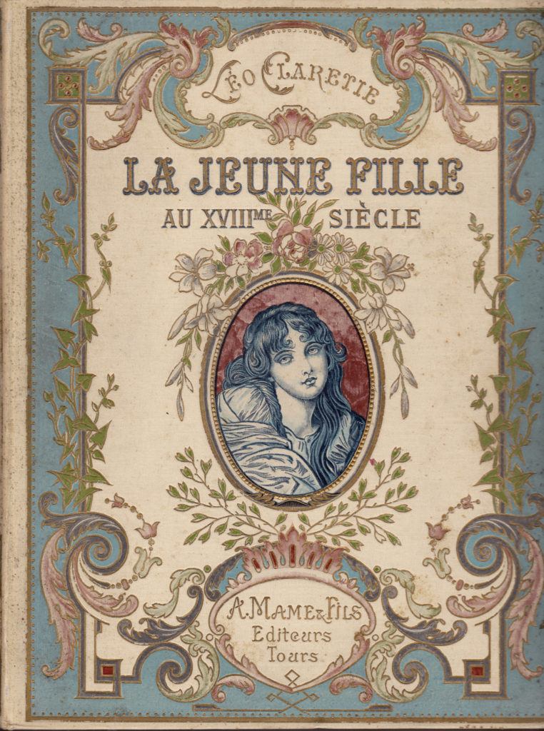 La Jeune Fille old French book