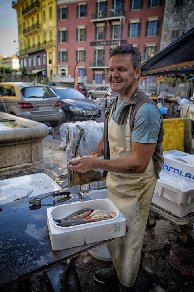 fish market in nice provence
