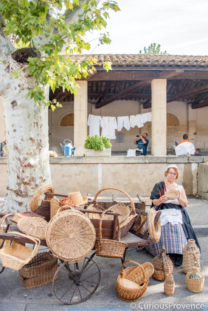 traditional basket making in provence