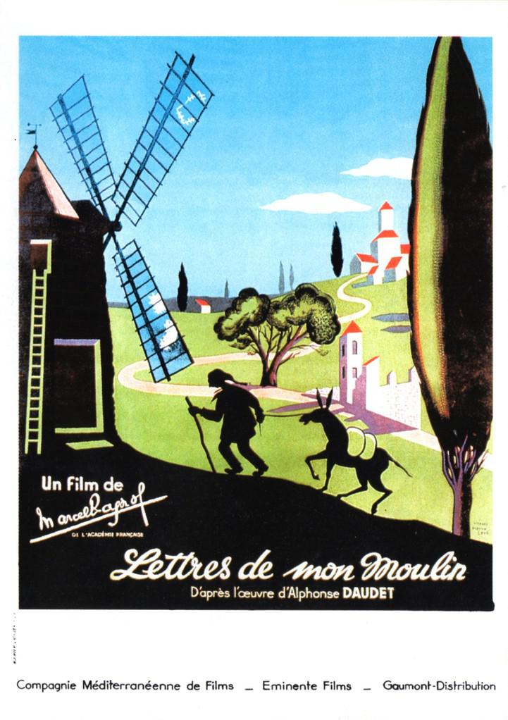 poster for lettres de mon moulin by Marcel Pagnol
