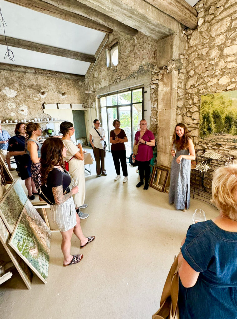 Ashley Tinker's atelier art studio