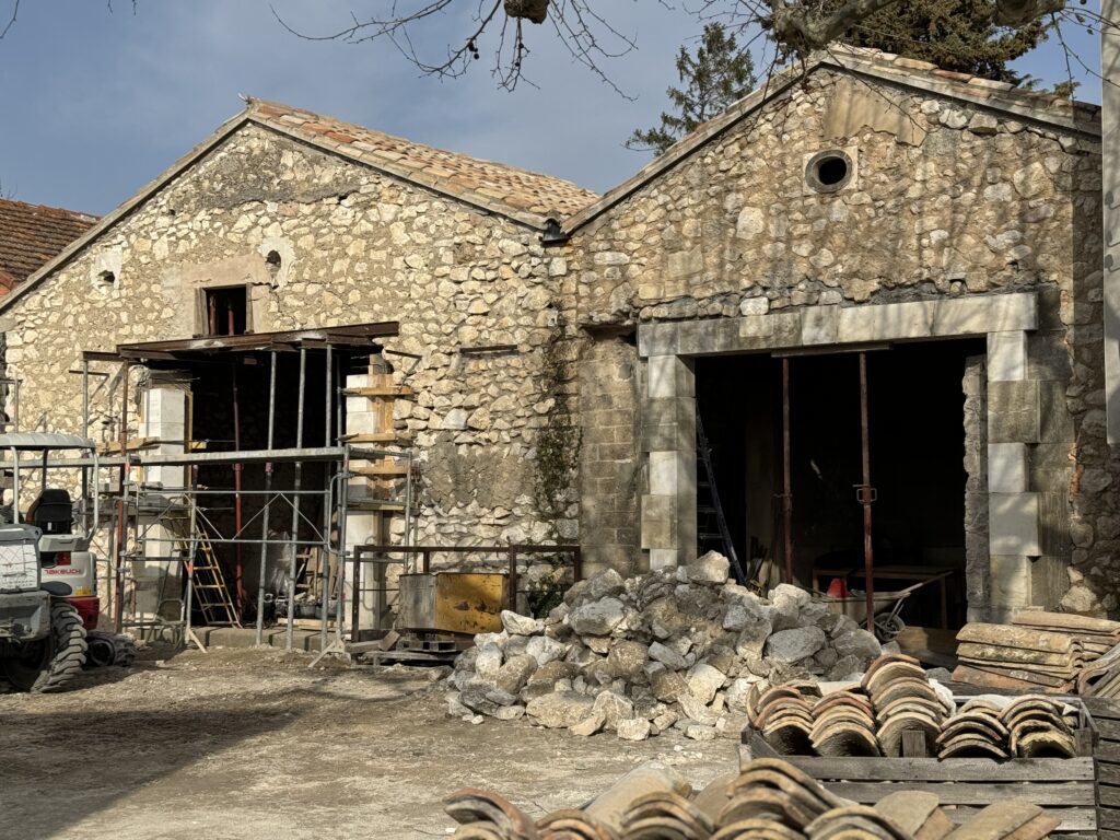 barn renovation project France
