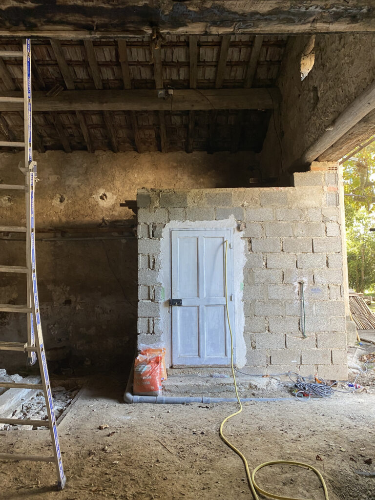 French farmhouse restoration