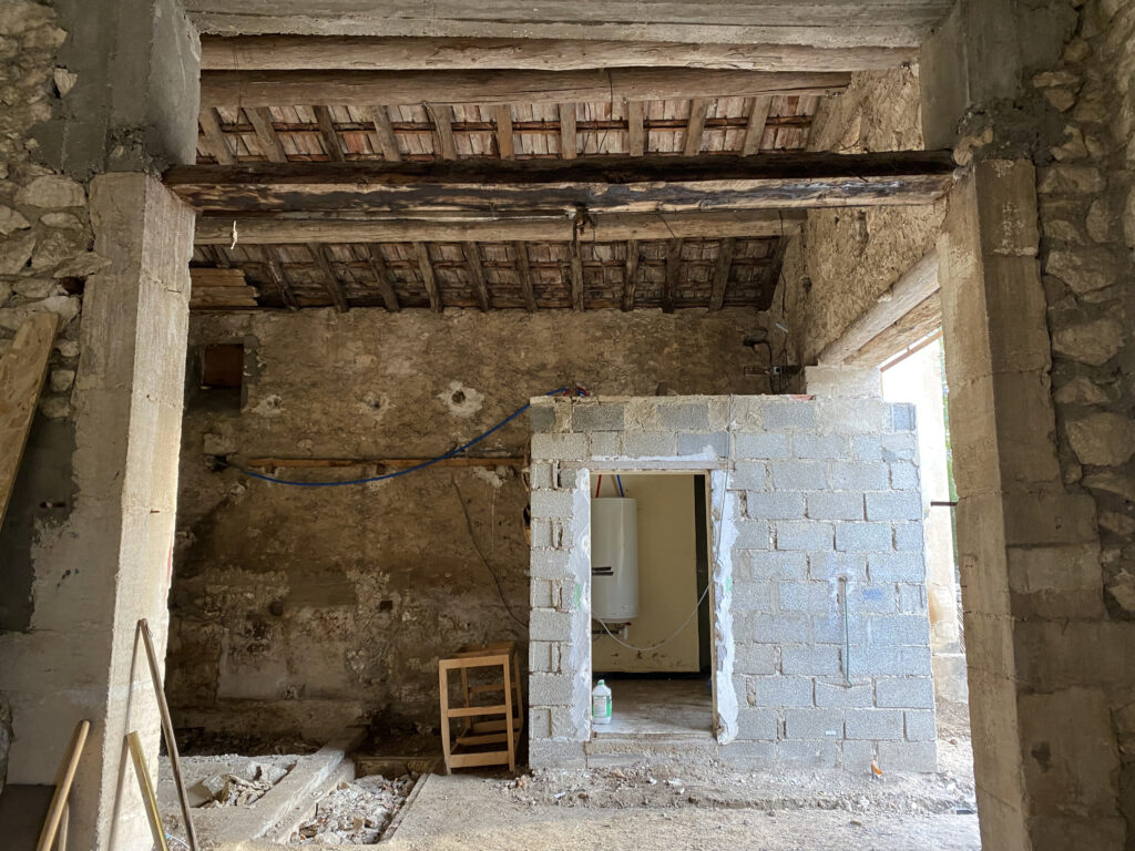 French farmhouse restoration
